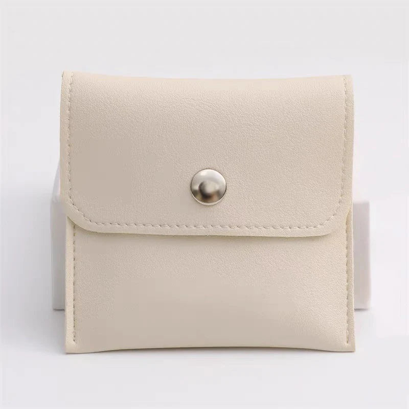 Silver-White Shell Zircon Earrings