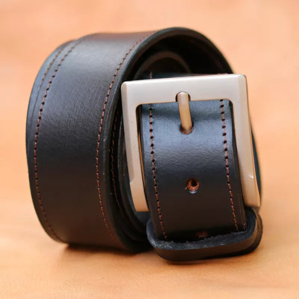 Broad and Wide Leather Belt for Men – 2 wide belt